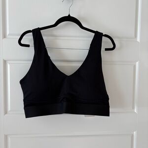 Fabletics Jet Black Sports Bra